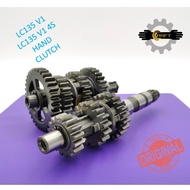 LC135 ES LC135 4S (HAND CLUTCH)(CLUTCH TANGAN) GEARBOX FULL SET 100% ORI 2S4-E7410-10 & 4S3-E7420-20