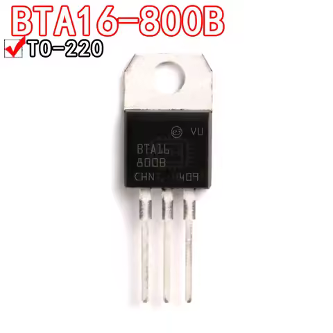 10pcs BTA16-800B TO-220 BTA16-800 BTA16 800V 16A BTA04-800B BTA06-800B BTA10-800B BTA12-800B BTA24-8