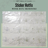 Batu Crystal AB Sticker Hotfix Batu Manik Copy Swarovski Tampal Premium Grade