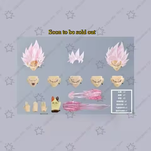 Brand New Spot DL Pink Goku Barbie Pink Black Sora Reprint Accessory Pack Shf Black Goku Shf Pink Go