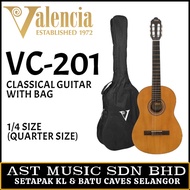 Valencia VC201 Classical Guitar (Quarter Size) with bag