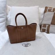 Hermes/ Garden Party mini/ 金棕/ K刻