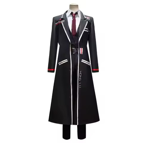 Lu Faust Costume Game Limbus Company Yi Sang Hong Cosplay Black Uniform Cloak Anime Role Play Hallow