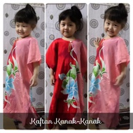 Kaftan Budak Batik Lukis Kelantan Corak Moden