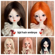BJD Wig Hair Embryo 8 Minutes 6 Minutes 4 Minutes Imitation Wool Wigs No Styling
