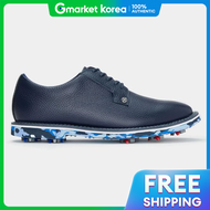 G /Fore Mens Spiked Leather Golf Shoes Navy Camo