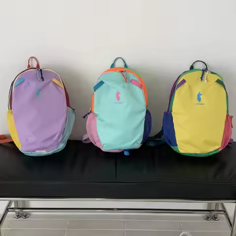 12L Children's Backpack Small Capacity Durable Fashionable Double Shoulder Bag with Alpaca Logo for