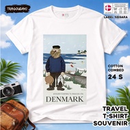 DENMARK Souvenir T-SHIRT DENMARK 1TAG made of 24s combed cotton