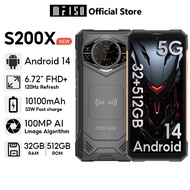 DOOGEE S200X 5G 32GB+512GB 6.72"FHD+ 120Hz Screen Mobile Dimensity 7050 10100mAh 33W Fast chraging 1