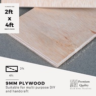 9mm Plywood (2ft x 4ft) DIY board sheet | timber panel wood | plywood | Papan Perabot | Papan kayu DIY | Kiam Hing