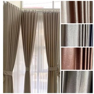 Blackout Curtains 12 Smokring Thick Glossy Curtains Wood Grain Back DOF 6 Waves