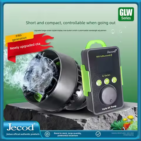 jebao Jecod 5th generation OTA variable frequency submersible wave pump GLW WIFI silent seawater wav