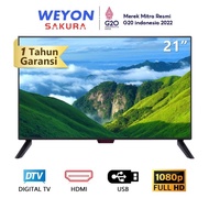 Weyon Sakura TV LED 21 inch tv digital Monitor 21 inch layar komputer