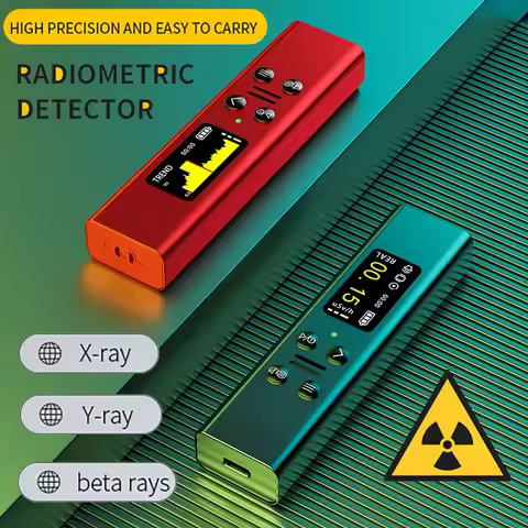 2023 NEW Geiger counter High Precision Nuclear Radiation Detector X-ray Beta Gamma Detector Geiger C