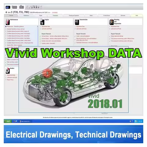 2025 hot! car repair software HAYNES/PRO Vivid 2018 Workshop DATA Multi languages Windows 10 Atris-T