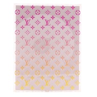 二手LOUIS VUITTON太陽眼鏡盒，採用 Monogram Gradient 收藏盒，配有壓克力和粉紅色翻蓋。