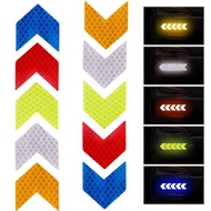 10Pcs Bike Frame Sticker Arrow Reflective Sticker Car Motorcycle Bicycle Decal Safety Cycling Reflec