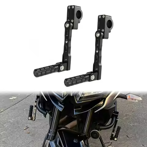 22mm 7/8" 28.8mm 1/8" Motorcycle Rider Adjustable Foot Pegs Kit Highway Pegs Adjustable Foot Rest Ex