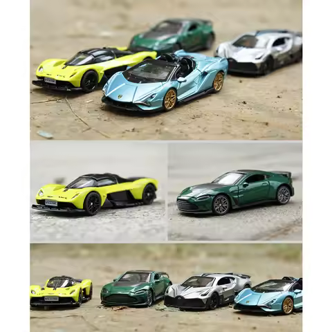 Tsc 1 64 Alloy Car Model Aston Martin Bugatti Simulation Collectible Vehicle Decoration Display