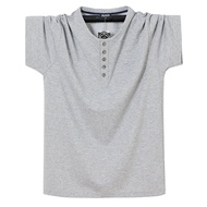 VSheng เสื้อยืดขนาดใหญ่ม. ถึง6XL เสื้อโปโลแขนสั้นขนาดใหญ่สำหรับผู้ชายคอกลมยืดเสื้อโปโลขนาดพิเศษ