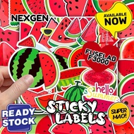 DESIGN FUSELAB F3K KK F3000 CARTOON NEXGEN X3 FRUIT STICKERS 2.5CM - 8.5CM DISPOSABLE LABELS STATION