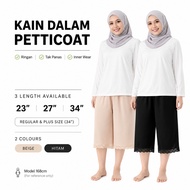 Inner Pants Muslimah | Kain Dalam Seluar Wanita Kain Dalam Muslimah Wanita Petticoat Classic Cotton 