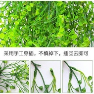 [CODE L6Q7S] Plastic Decorative Plants Hanging Vine Leaves Artificial Dried Monstera Wall Decoration