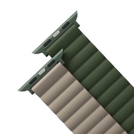 Dây đeo UNIQ Revix Reversible Magnetic Silicone Strap Size 49 / 46 / 45 / 44mm For Apple Watch 1~10/