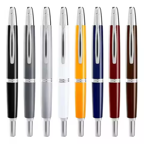 Original Japan PILOT FTC-1500 Capless Dream Series Pen 18K Gold Tip Press Ink Pen for Business And O