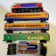 MESIN [ WITHOUT MACHINE ] INDONESIAN TRAIN TOY CC201 PERUMKA ECONOMIC TRAIN SET Handmade by PSTRAINS