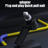 soulmate|  Electric Rivet Nut Tool Drill Rivet Nut Converter Rivet Nut Drill Adapter Kit 1/4 Hex Sha