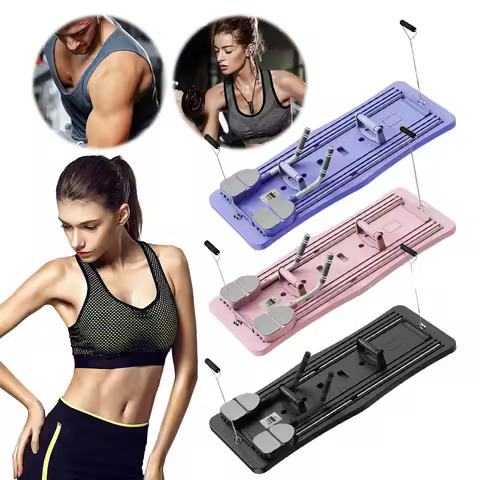 Abdominal Exercise Board Fitness Board Automatic Rebound Leg & Arm Toner Fitness Equipment Multifunc