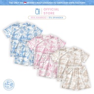 Hae Hae Kids Bamboo Pajama Set– Short Sleeve Eczema-Friendly, Ultra-Breathable (80–130)
