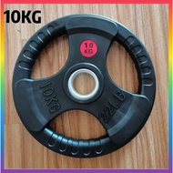 RF Weight Plate10KG Commercial 10kg Rubber Coated Olympic Weight Plates w Handle