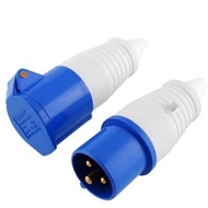 SET Mobile Socket + Plug 3 pin 3 feet 16A HIGH QUALITY
