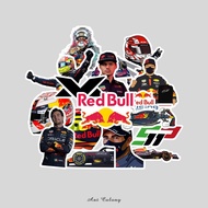 Sticker Pack Formula 1 F1 Sticker Vinyl Doff Lamination | RedBull Sticker