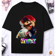 Men's T-Shirt Men's Distro T-Shirt STREET MARIO Men's T-Shirt!! Dtf324 AMG
