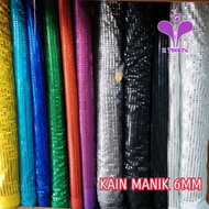 Sequin Fabric 45" Sequin Cloth Kain Manik Sequin Berkilat Bidang 45inci