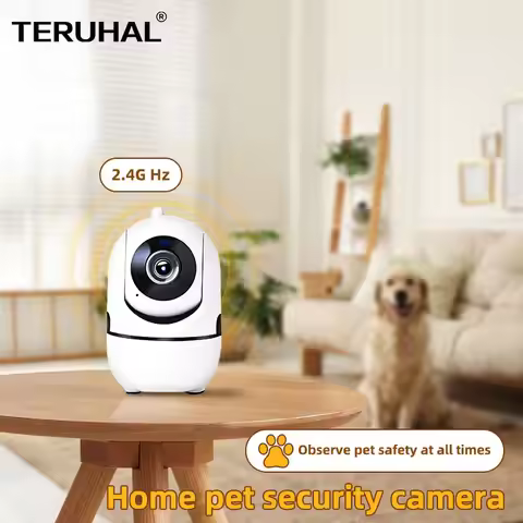 3MP Pet Dog Camera WiFi 1080P HD Indoor Pet Monitoring Camera Two-Way Audio Wireless Surveillance Ca