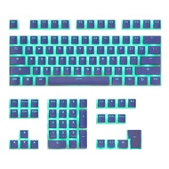 PBT Pudding Keycaps Set with Keycaps Holder Backlit Doubleshot Cherry MX Key Caps ANSI ISO Layout OE