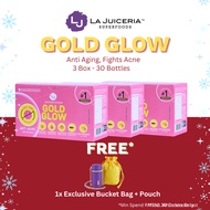 La Juiceria Gold Glow Triple Pack (30 Bottles) – Lemon Honey Tumeric Shots | Jus Kunyit Madu