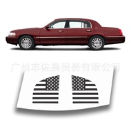 Suitable for Lincoln Town Car 4 DR SEDAN 2003-2011 Leopard Print Car Sticker Window Sticker