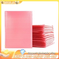 50 Pcs 15X20+4cm Pink Bubble Mailing Self-Sealing Padded Envelope Transport Bag Suitable for Offices