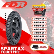 (LATEST PRODUCTION) FDR NON TUBLES SPARTAX TIRES FDR TUBETYPE TIRES (70/90-14 - 80/90-14 - 90/90-14 