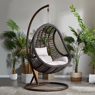 CKUM Quality goodsNacelle Chair Indoor Swing Balcony Double Rattan Chair Rocking Chair Glider Outdoor Courtyard Leisure