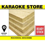 Rockwool Density 80KG/50MM Fireproof & Soundproof Insulation Material