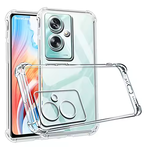 Shockproof Clear Silicone Case For OPPO A31 A5 A9 2020 A96 5G A83 A1 A93 A92S A93 5G A94 Pro A8 Back