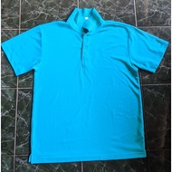 Glimmer Blue Green Collar T-Shirt