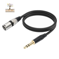 1/4 Inch to XLR Male Balanced Signal Interconnect Cable 6.35mm to XLR Patch Cable Microphone Balance