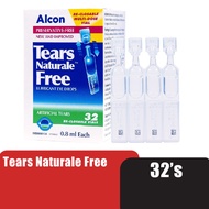 ALCON Tears Naturale Free 32's x 0.8ml - Eye Drop, Eye Lubricant, Eye Drops for Dry Eye